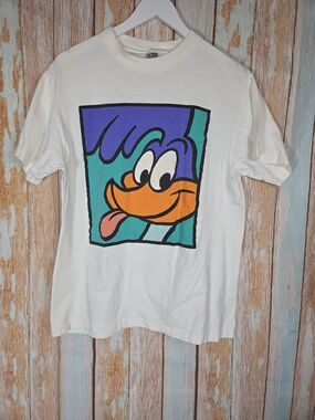 Vintage 1991 Looney Tunes Beep Beep Road Runner Size L ACME Clothing